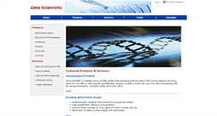 Desktop Screenshot of genescientific.com